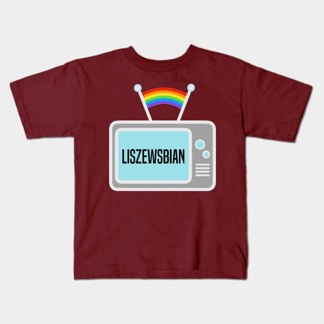 Liszewsbian (light outlines) Kids T-Shirt by EarpsplainPod